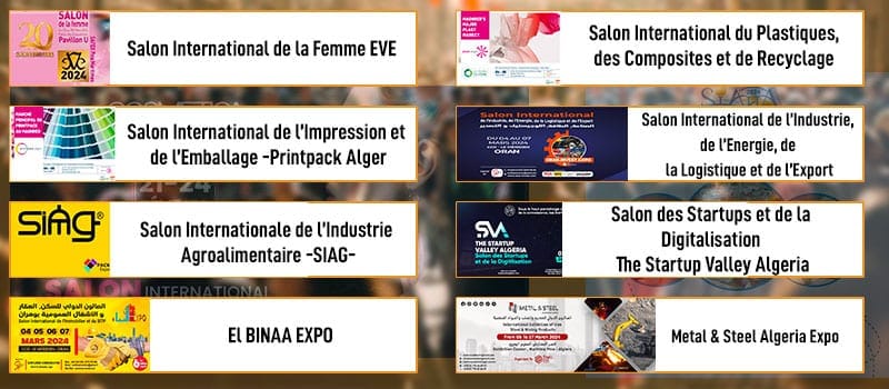Les Salons Incontournables en Algérie en Mars 2024