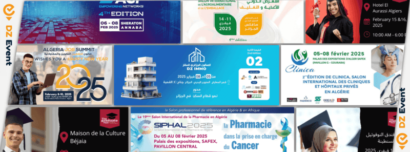 Salons Février 2025 Algérie