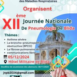 12 eme JOURNÉES nationale De Pneumologie De Blida