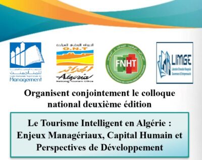 National Conference 2nd Edition :  Smart Tourism in Algeria: Managerial Challenges, Human Capital, and Development Perspectives