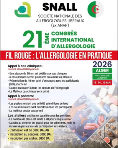 21ème Congrès International d’Allergologie