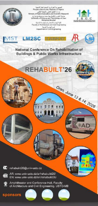 REHABUILD26 — National Conference on Rehabilitation of Buildings and Public Works Infrastructure