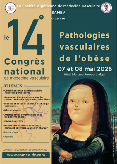 14e Congrès National de Médecine Vasculaire – Pathologies vasculaires de l’obèse