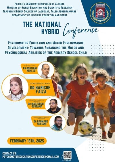 الملتقى الوطني: التربية النفس حركية وتطوير الأداء الحركي
